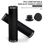 Bicycle Handlebar Cover Integrated Rubber Anti-Slip Shockproof Ergonomic MTB Mountain Bike Handle Bar Cuffs BMX Cycling Parts