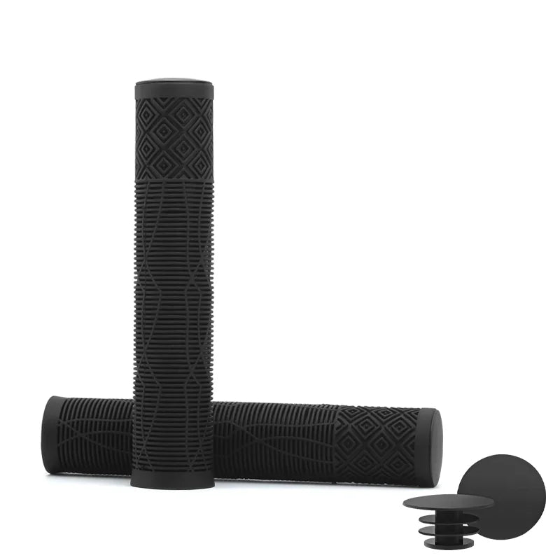 Bicycle Handlebar Grips Rubber Soft Non-Slip Shockproof Mountain Bike Handlebar Cover Lengthening Thickening Cycling Accessories