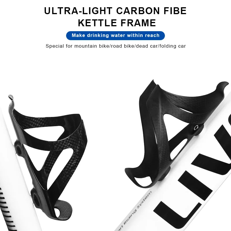 Ultralight Bicycle Water Bottle Cage Full Carbon Fiber Matte Glossy MTB Road Bike Bottle Rack Holder Cycling Accessories