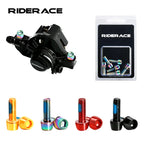 6Pcs/Set Bicycle Disc Brake Caliper Bolt Clamp Fixed Screws M6*18mm Alloy Steel Mountain Bike Disc Brake Caliper Fixed Screw