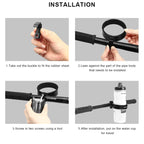 Bicycle Bottle Cup Holder Aluminum Alloy Mountain Road Bike Water Bottle Rack MTB Handlebar Coffee Drink Cup Mount Stand Bracket