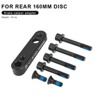 Road Bike Disc Brake Adapter Front/Rear Aluminum Alloy 140/160mm Bicycle Flat Mount Disc Brake Adapter Cycling Accessories