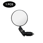 Bicycle Rearview Mirror Bar End Mirror 360° Rotating Adjustable Wide-Angle Clear Bike Handlebar Rear View Mirrors Reflector