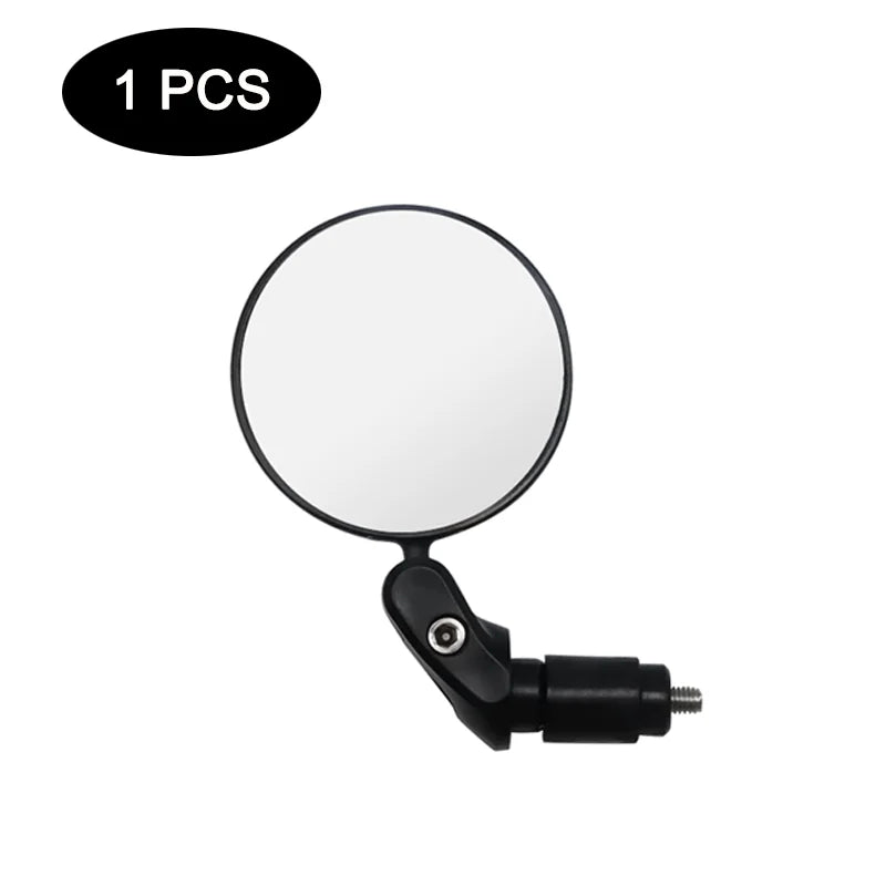 Bicycle Rearview Mirror Bar End Mirror 360° Rotating Adjustable Wide-Angle Clear Bike Handlebar Rear View Mirrors Reflector