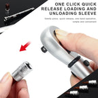Bicycle Torque Wrench Set 15Pcs 1/4'' Drive 2-24Nm Double Scale Precise Ratchet Wrench Bike Allen Key Tool Socket Spanner Kit