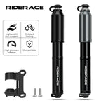 Portable Bike Pump With Hose Aluminum Alloy Bicycle Hand Air Pump Presta Schrader Valve Hand Inflator Cycling Accessories