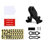 Bike Triathlon Racing Number Plate Mount Holder Bicycle Plate Clamp Card Bracket Aero Seatpost Rear License Rack MTB Accessories