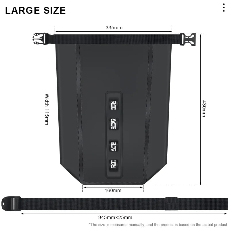 New Bicycle Fork Bag Waterproof Bike Front Fork Bag Aluminum Alloy Front Fork Shelf Portable Cycling Rear Seat Trunk Pannier