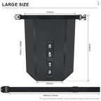 New Bicycle Fork Bag Waterproof Bike Front Fork Bag Aluminum Alloy Front Fork Shelf Portable Cycling Rear Seat Trunk Pannier