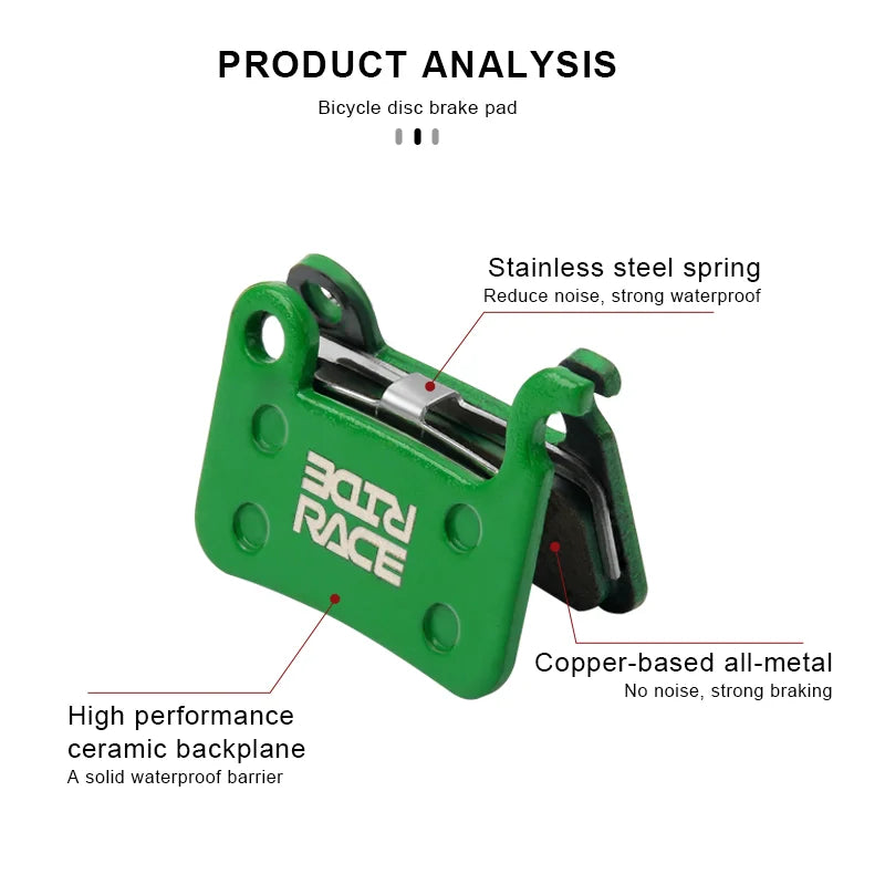 Ceramic Bicycle Hydarulic Disc Brake Pads For Shimano A01S M06 M07 M975 MTB Bike Brake Pad Wear-Resistant Disc Brake Pads