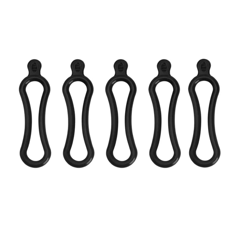 5/10Pcs Bicycle Front Light Torch Fixing Band Bike Light Torch Holder Bungee Stretch Rubber Straps Cycling Handlebar Light Strap
