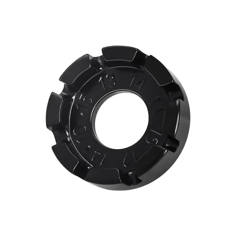 Bicycle Spoke Wrench Tool 8 Way Groove Spoke Nipple Key Road Bike Wheel Rim Adjuster Spanner Portable Cycling Spoke Repair Tool