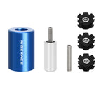 Bicycle Front Fork Star Nut Installation Tool With Spare Star Nuts Mountain Bike Headset Star Nuts Mounting Device Repair Tools