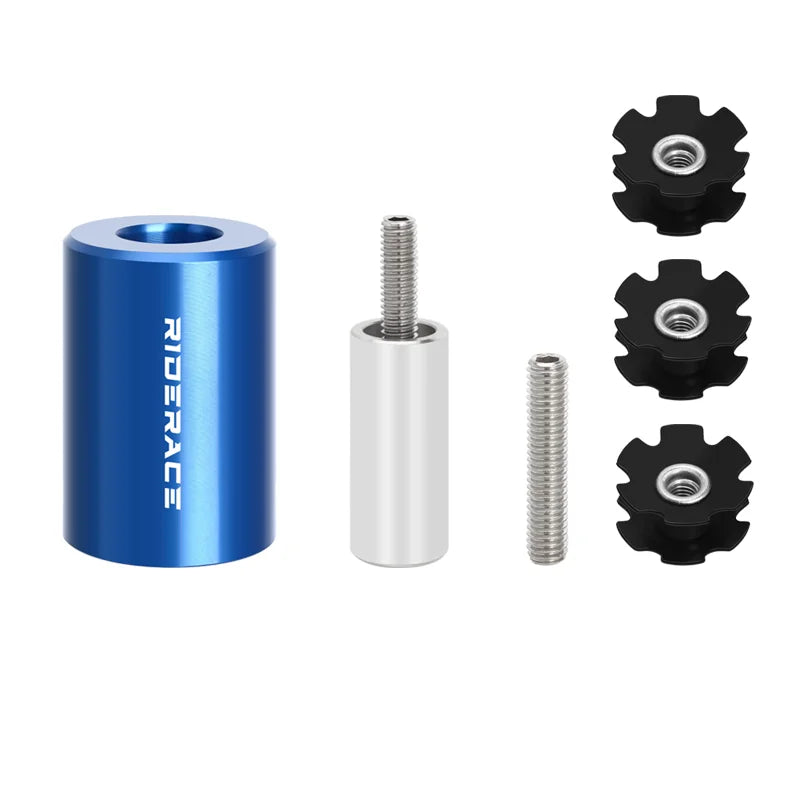 Bicycle Front Fork Star Nut Installation Tool With Spare Star Nuts Mountain Bike Headset Star Nuts Mounting Device Repair Tools