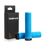 Bicycle Handlebar Cover Rubber Shockproof Anti-Slip Single-Sided Locking Mountain Bike Grips Ergonomic MTB Handle Bar Grips