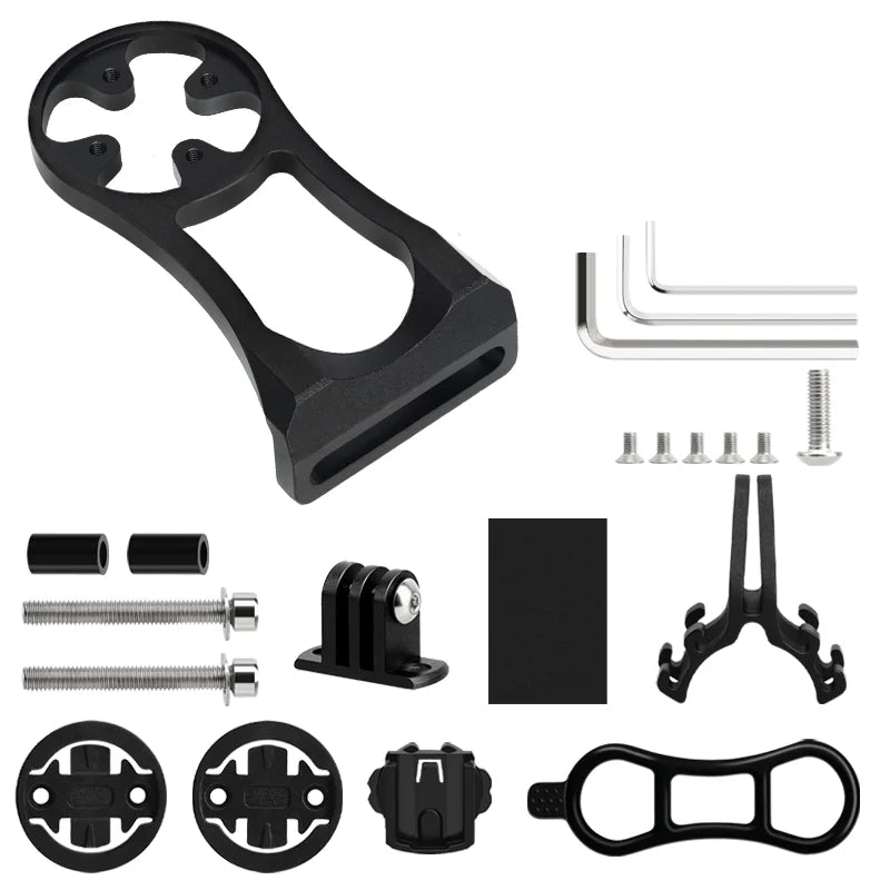 Bicycle Computer Camera Holder Cycling Handlebar Extension Mount MTB Road Bike Bracket For Garmin Bryton CATEYE GoPro