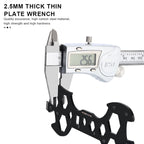 14 In 1 Bicycle Wrench 8-17mm Hex Multihole Flat Wrench Portable Bike Repair Hand Tools Multifunctional Cycling Repair Tool