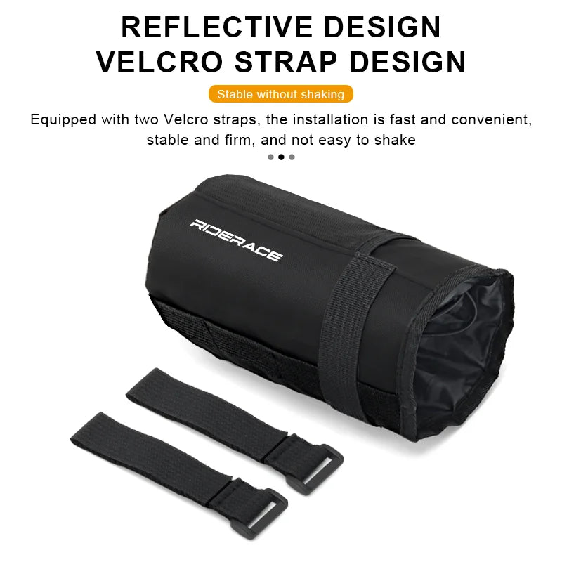 Bicycle Bag Bike Water Bottle Bag Multi-Function Portable Carrier Pouch Insulated Kettle Bag Outdoor Riding Handlebar Bag