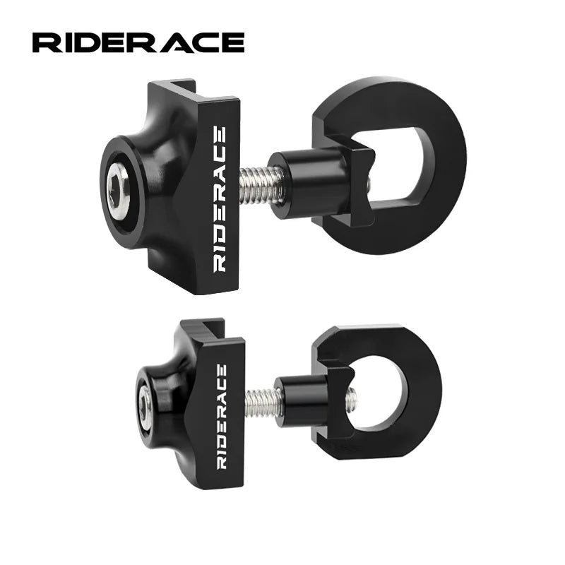 Bicycle Chain Tensioner Fastener Aluminum Alloy Bike Chain Tension Guard Bolt Screw Single Speed Adjuster Cycling Accessories