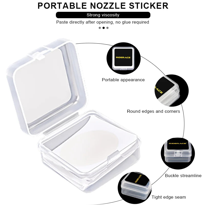 10Pcs Bicycle Valve Protective Sticker Presta Mountain Road Bike Valve Tube Tire Gasket Rim Gas Air Nozzle Glue Sealing Pad