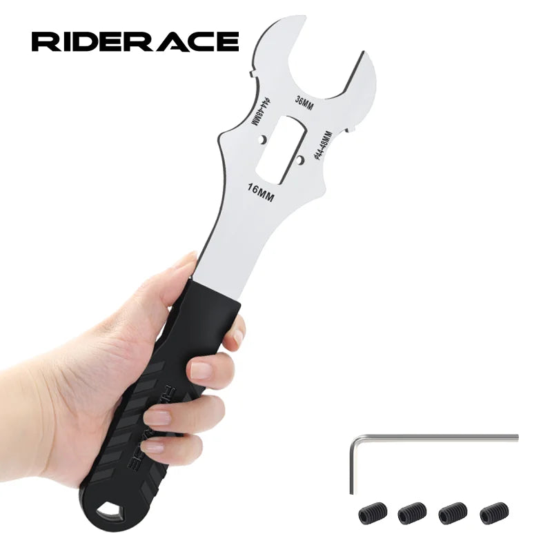Professional Bicycle BB Wrench 4 in 1 Multifunctional Bike Bottom Bracket  Install Removal Wrench Spanner Cycling Repair Tool