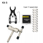 Bicycle Repair Tool Kits Mini Chain Link Pliers 6/7/8/9/10/11/12 Speed Magic Buckle Chain Breaker MTB Road Bike Accessories
