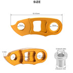 Bicycle Rear Derailleur Hanger Extension Aluminum Alloy Bike Frame Gear Tail Hook Extender Converter Extension Adapter 34-52T