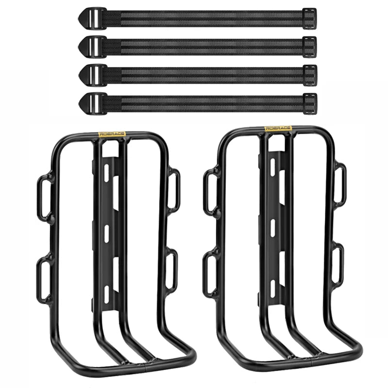 Bicycle Front Fork Shelf MTB Road Bike Front Rack Carrier Outdoor Touring Load Bearing Luggage Shelf Bracket Cycling Accessories