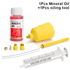 60ML Bicycle Brake Mineral Oil Bike Brake Oil Bleed Kit Tool For Shimano Hydraulic Disc Brake Bleeding Tool Cycling Repair Tools