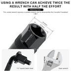 Bicycle Cassette Lockring Removal Tool CR-V Steel Bike Cassette Sprocket Sleeve Cassette Flywheel Sprocket Remover Repair Tools