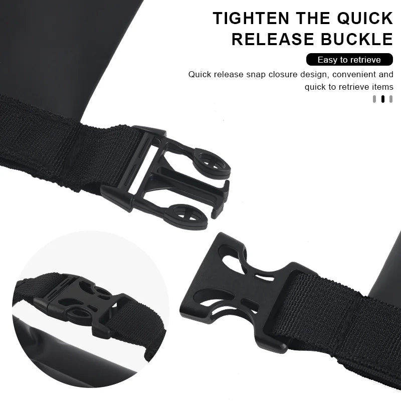 New Bicycle Fork Bag Waterproof Bike Front Fork Bag Aluminum Alloy Front Fork Shelf Portable Cycling Rear Seat Trunk Pannier