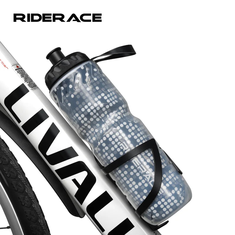 Bicycle Water Bottle Dual Layer Thermal Keep Hot Cold Portable MTB Roa – RIDERACE