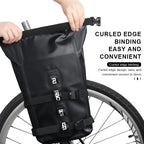 New Bicycle Fork Bag Waterproof Bike Front Fork Bag Aluminum Alloy Front Fork Shelf Portable Cycling Rear Seat Trunk Pannier