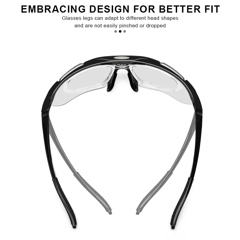 New Style Cycling Sunglasses UV400 Polarized Color Changing Goggles Men Women Outdoor Sports Riding Running Glasses Bike Eyewear