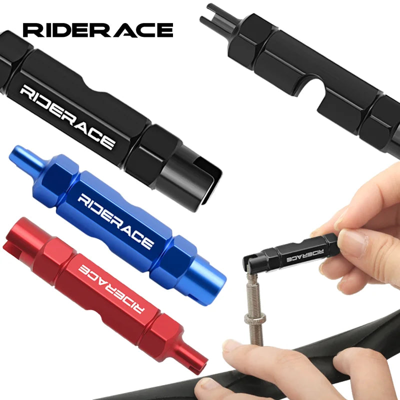1Pcs Bike Valve Core Remover Tool Tire Nozzle Installation Spanner Valve Core Tool Bicycle Schrader Presta Valve Removal Wrench