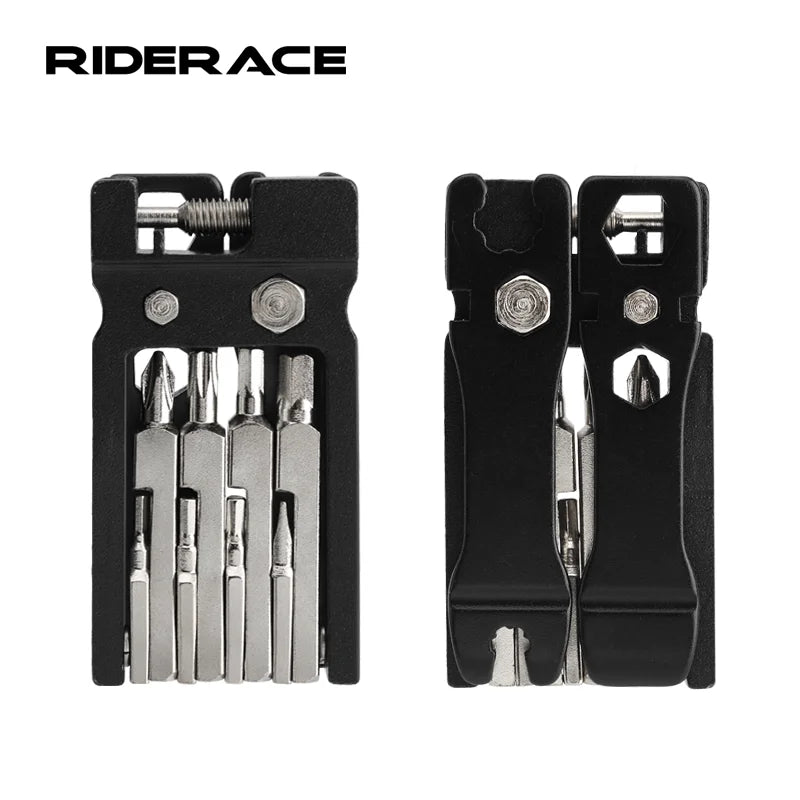 20 In1 Bicycle Repair Tools Kit Hex Spoke Wrench Mountain Road Bike Repair Screwdriver Tool Multi Function Foldable Wrench