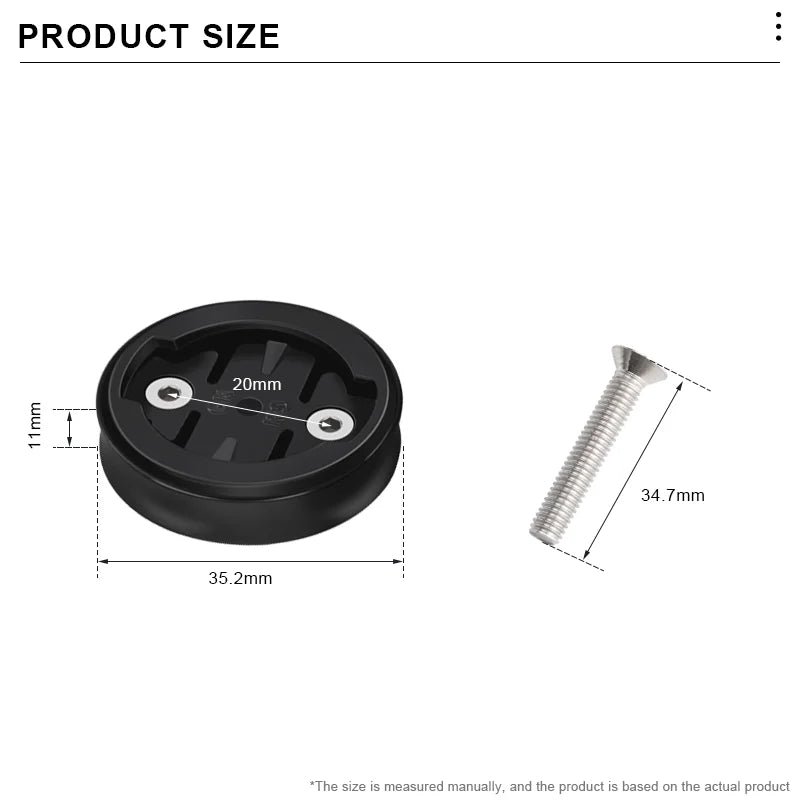 Bicycle Computer Holder For Garmin Edge Bryton Stopwatch Speedometer Mount Bracket Stem Top Cap MTB Road Bike Accessories