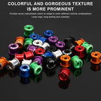 5Pcs Bicycle Chainwheel Screws Double/Single Chainring Bolts Dental Plate 6.5/8.5mm Disc Screws Road Crankset Bolt&Nut Set