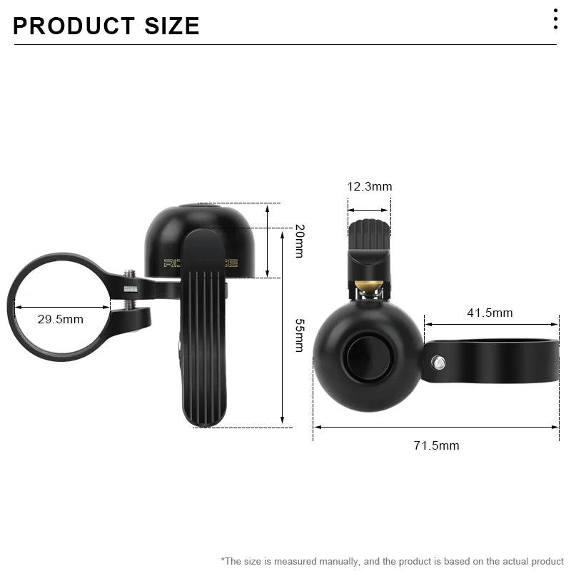 Bicycle Bell Copper Alarm Loud Crisp Clear Road Bike Handlebar Ring Warning Alarm For Safety Left Right Bell Cycling Accessories