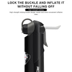 Mini Portable Bicycle Pump With Gauge Bike Hand Air Pump Outdoor Riding Cycling Hand Tire Air Inflator For Presta Schrader Valve