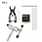 Bicycle Repair Tool Kits Mini Chain Link Pliers 6/7/8/9/10/11/12 Speed Magic Buckle Chain Breaker MTB Road Bike Accessories