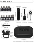 Portable Ratchet Wrench Kit Multifunction Socket Spanner Bicycle Ratchet Wrench Set Bike Chain Pin Remover Cycling Repair Tools