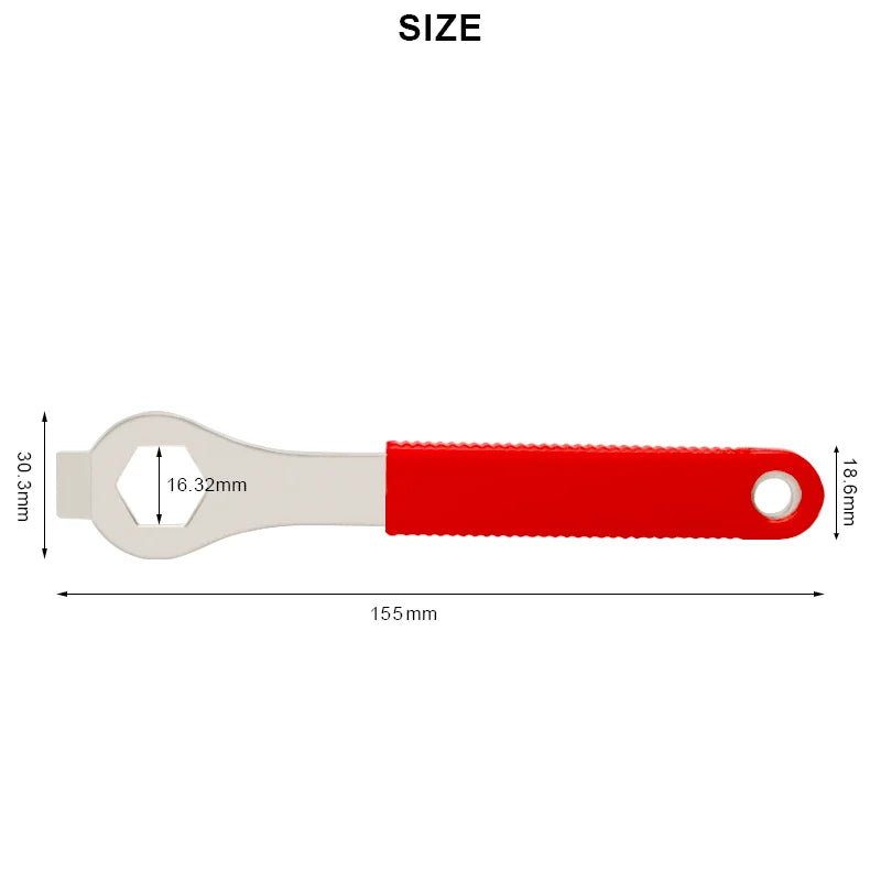 Bicycle Crank Removal Tool Professional Bike Crank Wheel Extractor Puller Multifunction Cycling Crank Puller Pedal Wrench 16mm