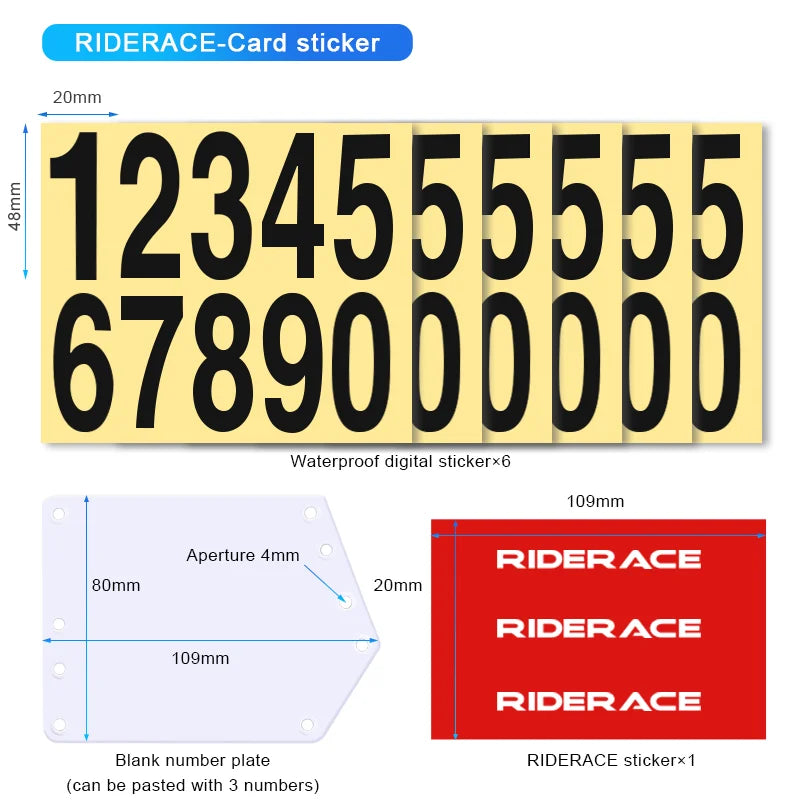 Bike Triathlon Racing Number Plate Mount Holder Bicycle Plate Clamp Card Bracket Aero Seatpost Rear License Rack MTB Accessories