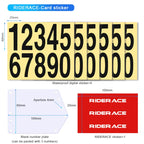 Bike Triathlon Racing Number Plate Mount Holder Bicycle Plate Clamp Card Bracket Aero Seatpost Rear License Rack MTB Accessories
