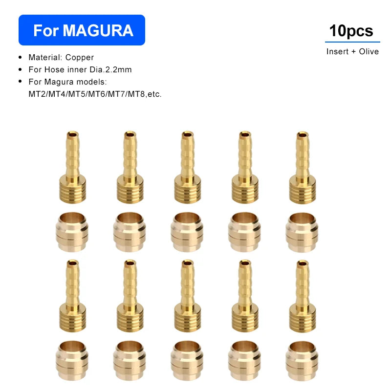 Bicycle Oil Needle Brake Olive Head Bike Hydraulic Disc Brake Hose Connector For BH90/59 SRAM MAGURA TEKTRO Brake Insert Needle