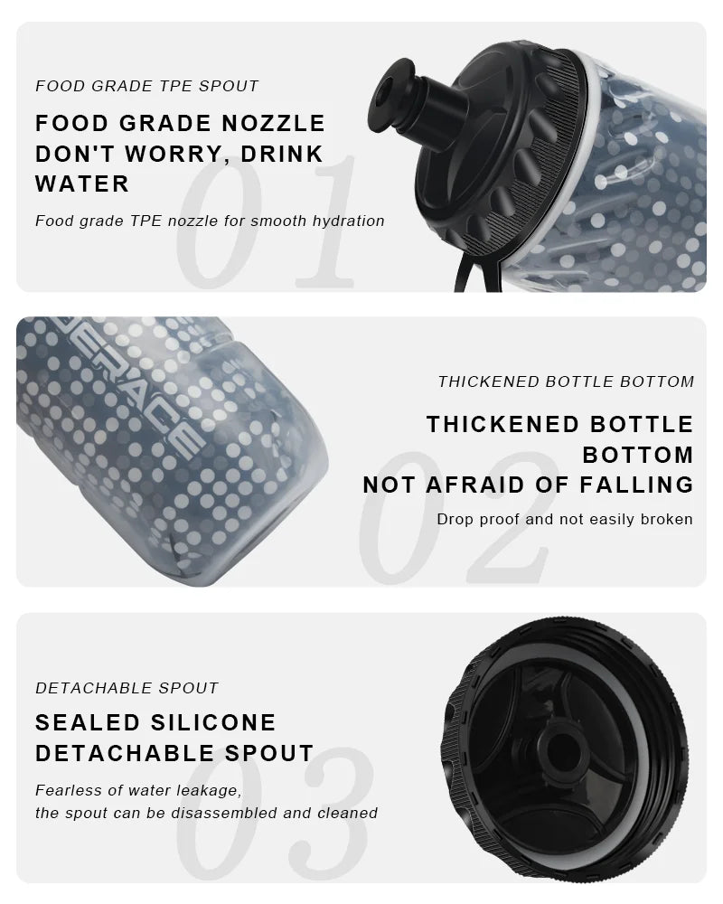 Bicycle Water Bottle Dual Layer Thermal Keep Hot Cold Portable MTB Road Bike Sport Water Bottle Outdoor Riding Cycling Equipment