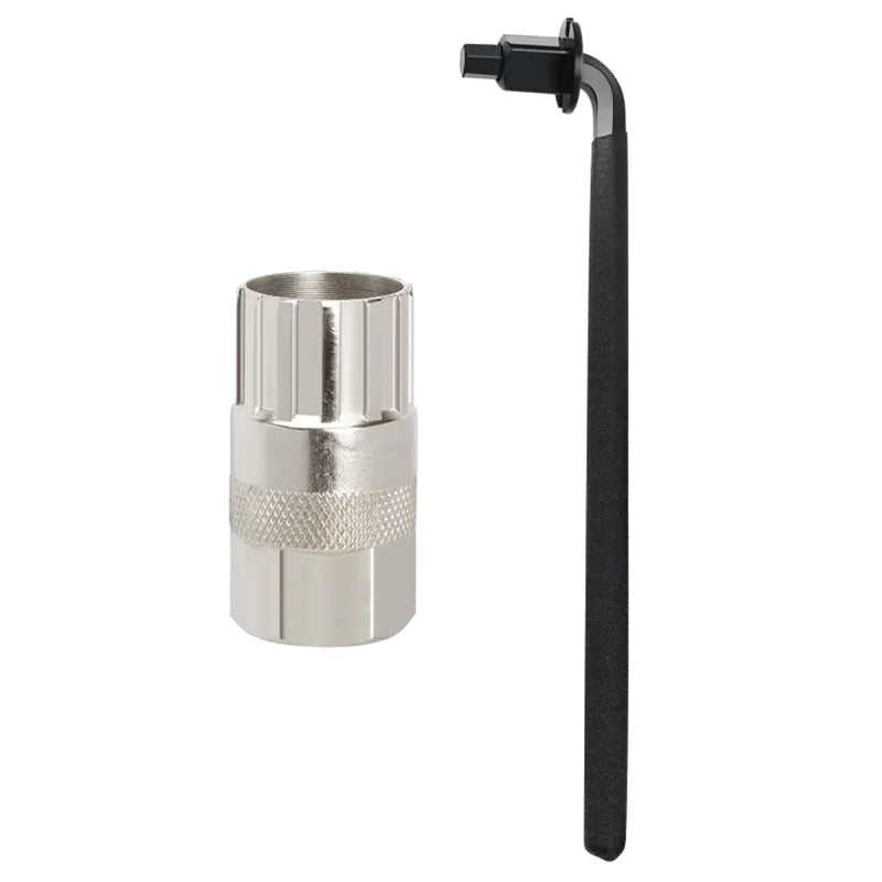 Bike Repair Tool Kit Bicycle 8mm Allen Wrench With Conversion 4 Square Cap Freewheel Sprocket Removal Tool Bottom Bracket Wrench