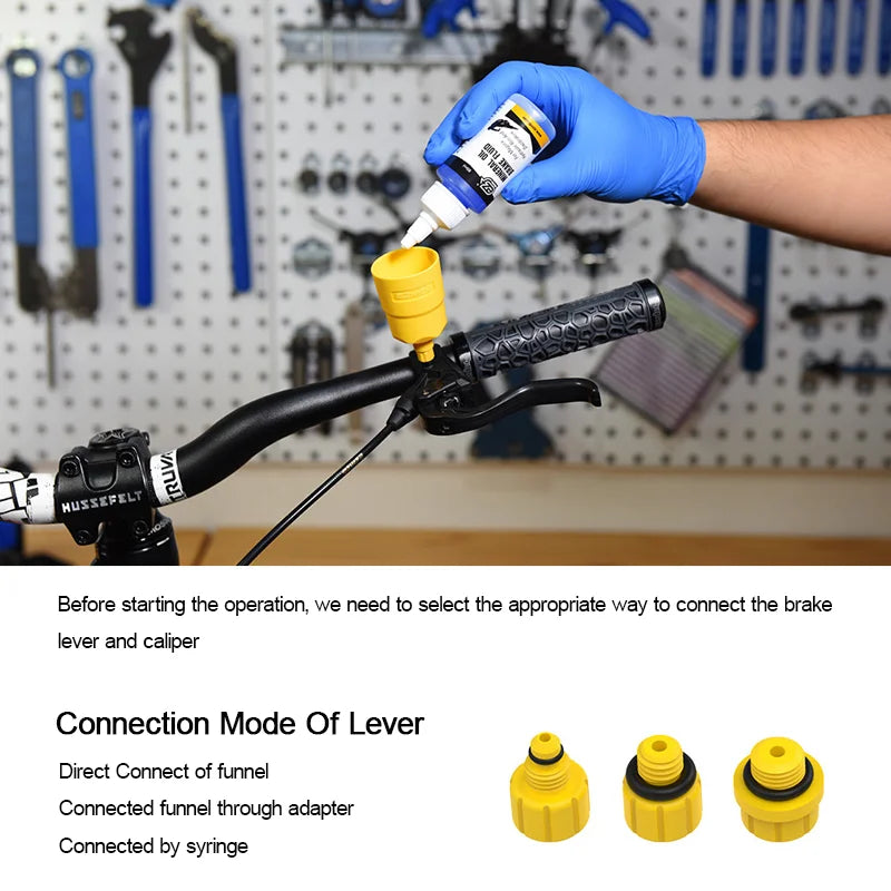 Bike Hydraulic Disc Brake Oil Bleed Kit For SHIMANO SRAM Avid  MAGURA Series Road Bicycle Brake Repair Tool MTB Oil Brake Tools
