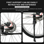 Bicycle Kickstand Aluminium Alloy Side Rear Kick Stand Adjustable Bike Parking Rack Support Solid Reliable Cycling Accessories